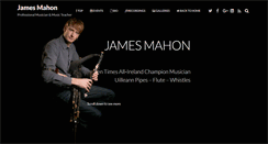 Desktop Screenshot of jamesmahonmusic.com