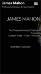 Mobile Screenshot of jamesmahonmusic.com